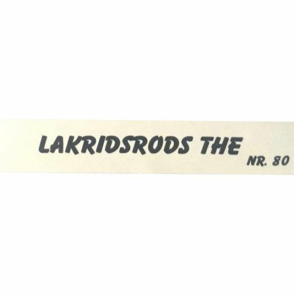 Lakridsrods The - NR. 80
