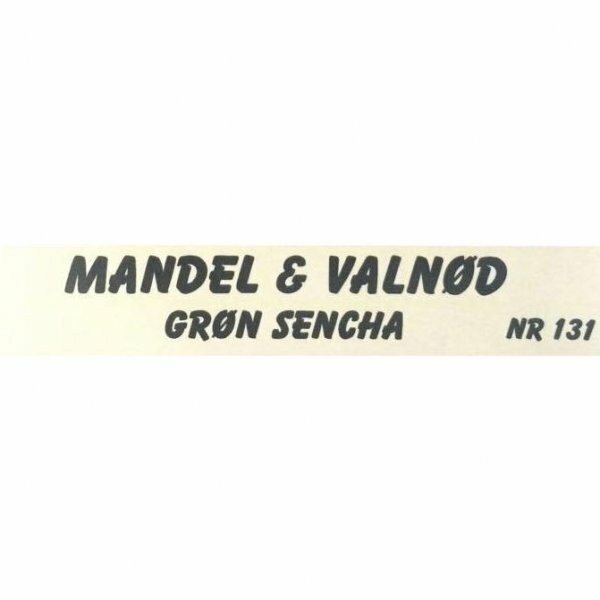 Mandel & Valnød - Grøn Sencha - NR. 131